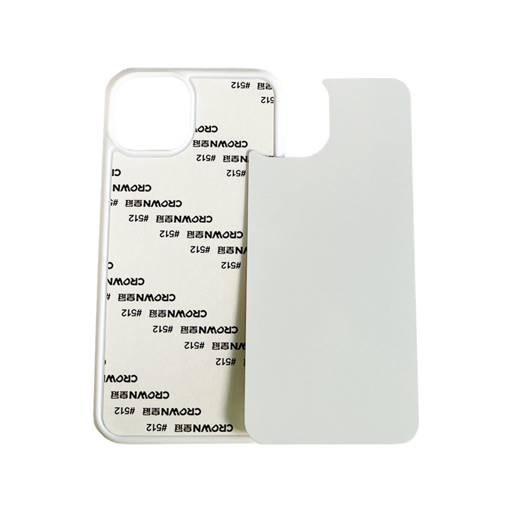 iPhone 13 Sublimation Phone Case - White Rubber